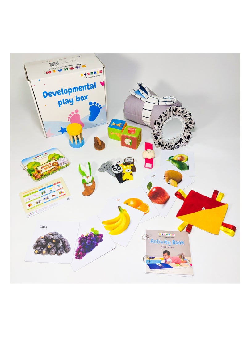B4BRAIN Complete Developmental Playbox (4-6 months) - Image 1