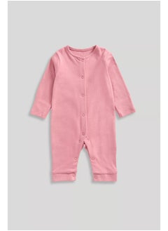 mothercare My First Pink Footless Sleepsuits - 3 Pack  - Image 2