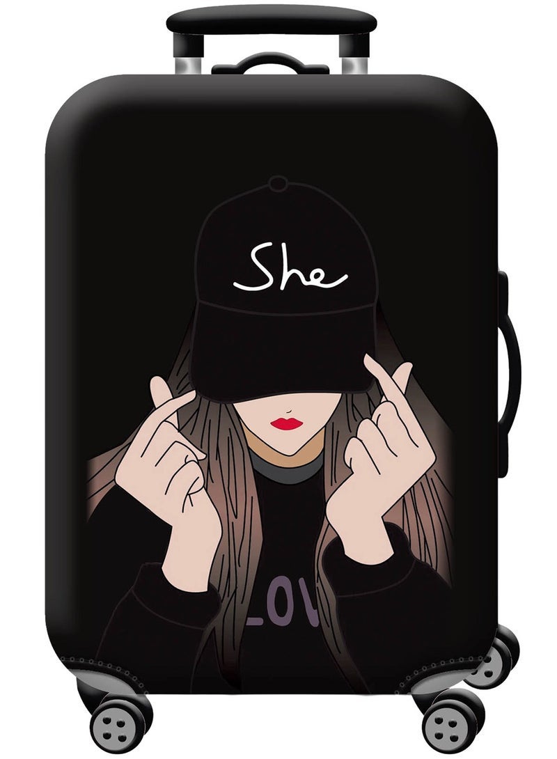 URbazaar Elastic Travel Luggage Cover Travel Suitcase Protective Cover for Trunk Case Apply to luggage Suitcase Cover - Image 1