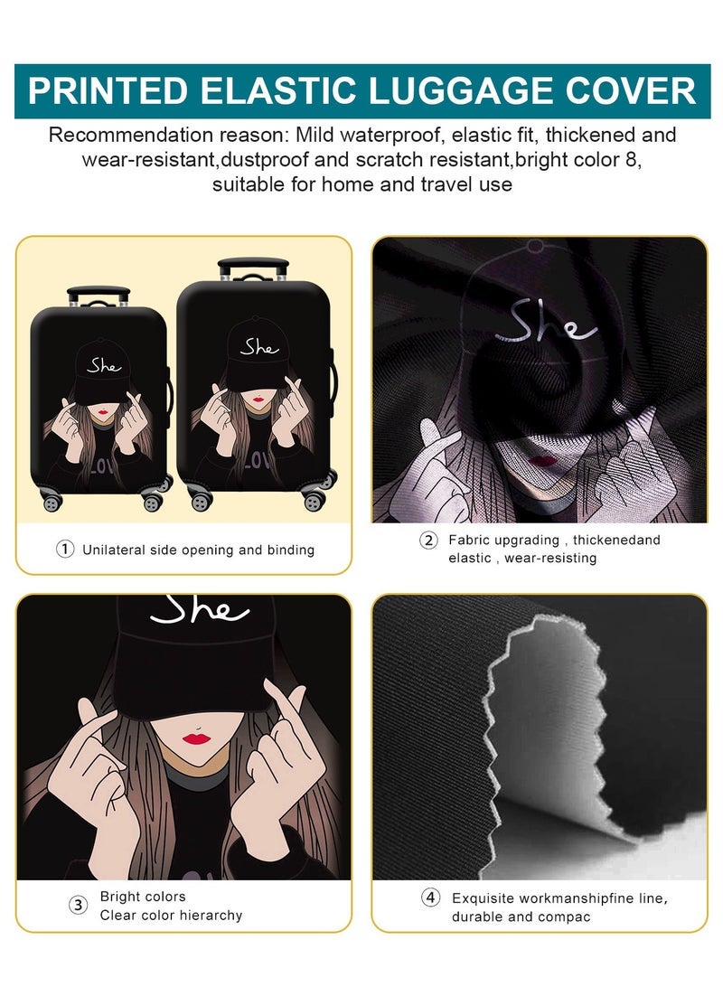 URbazaar Elastic Travel Luggage Cover Travel Suitcase Protective Cover for Trunk Case Apply to luggage Suitcase Cover - Image 5