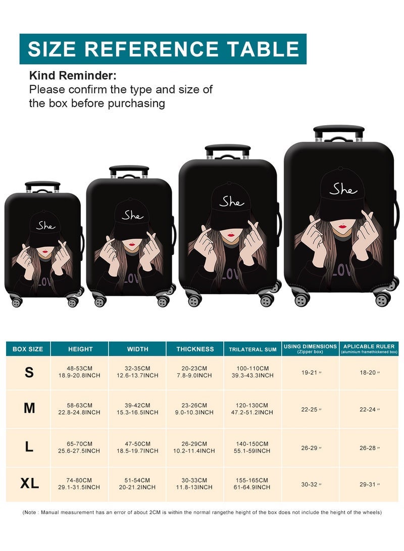 URbazaar Elastic Travel Luggage Cover Travel Suitcase Protective Cover for Trunk Case Apply to luggage Suitcase Cover - Image 4