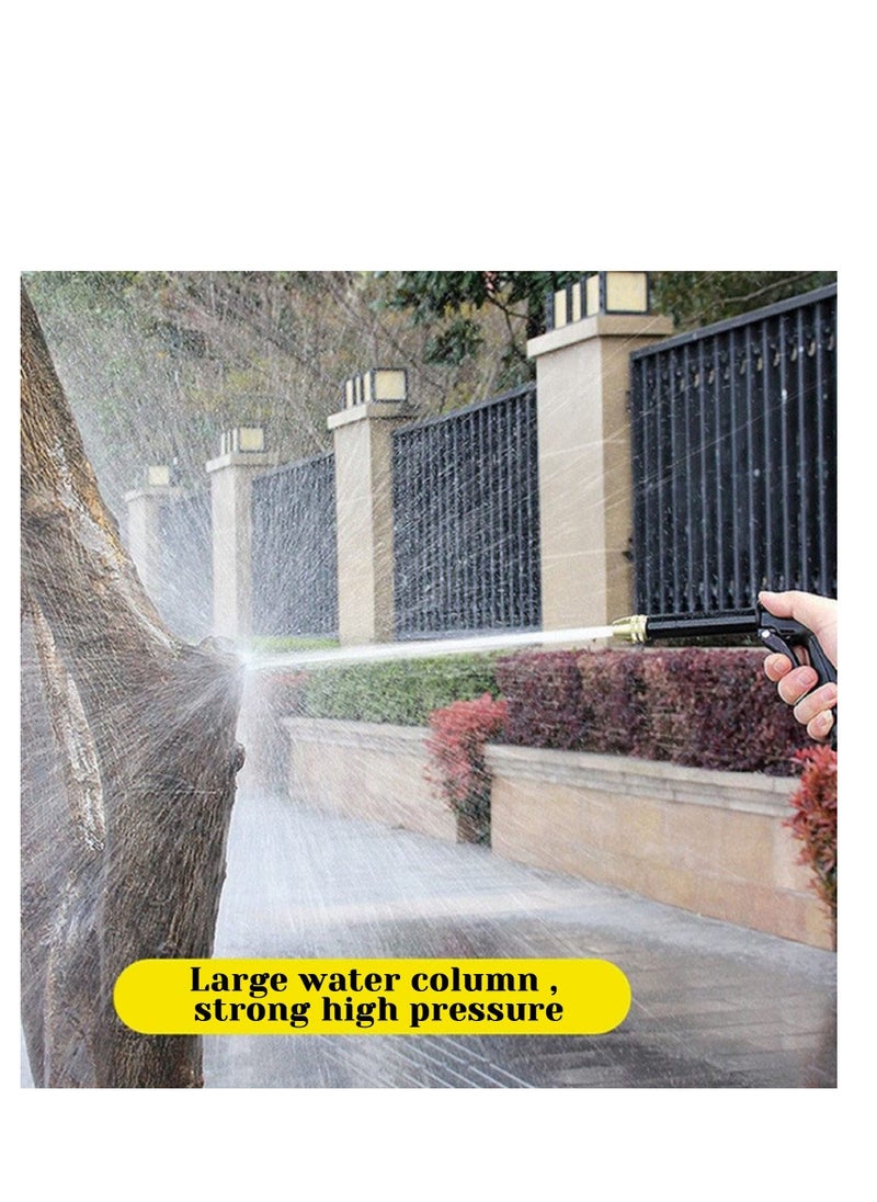 Generic - High Pressure Garden Hose Nozzle, Heavy Duty Garden Watering Nozzle Set, Water Hose Nozzle Sprayer With 3 Garden Hose Threads, Long Spray Nozzle For Watering Plants,Lawn, Garden, Car Washing - Image 1