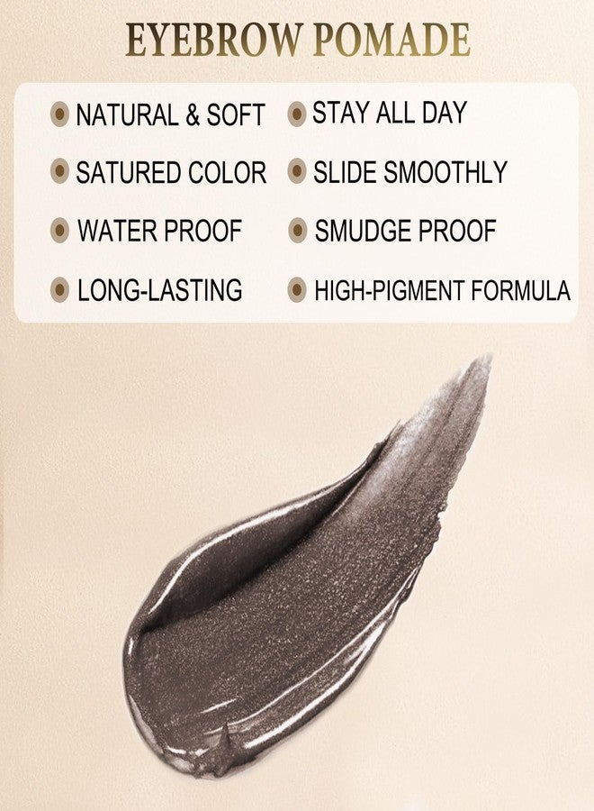 LAVONE Eyebrow Pen Makeup Kit, with 4 Tip Waterproof Microblading Eyebrow Pencil, Eyeliner, Eyebrow Pomade and Dual-ended Eyebrow Brush, Brow Pencil Eyebrow Kit for Natural Looking - Dark Coffee - Image 5