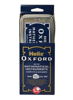 Oxford Oxford Mathematical Instruments Set Silver/Blue  - Image 2