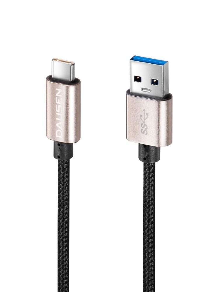 Dausen TR-CU605GD USB Type-C to USB Type-A charging cable - Image 3