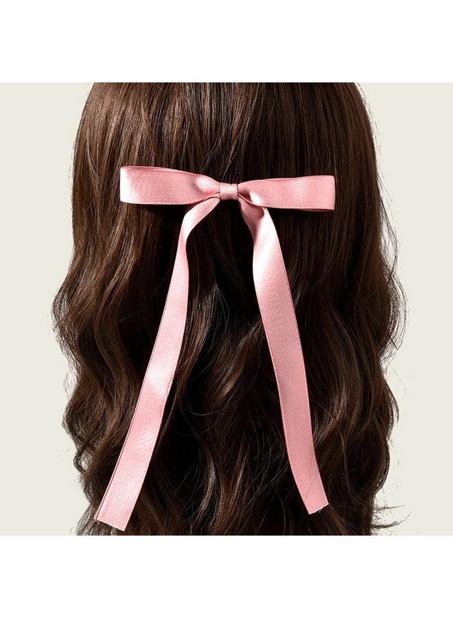 OSALADI 2Pcs Osaladi Pink Hair Bow: Pink Hair Ribbons With Hair Clip Lolita Accessories For Kids Girls - Image 4