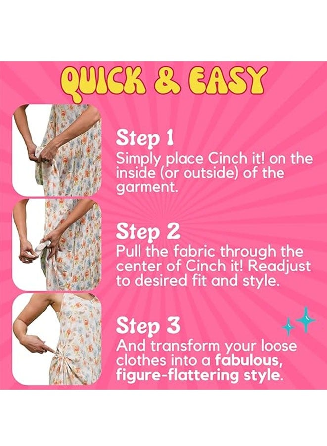 Muyixin Clothing Cinch Clips - Hidden Dress Cinch Clip & Shirt Cincher Clip - Fashion Accessories for Women 3Pcs - Image 3