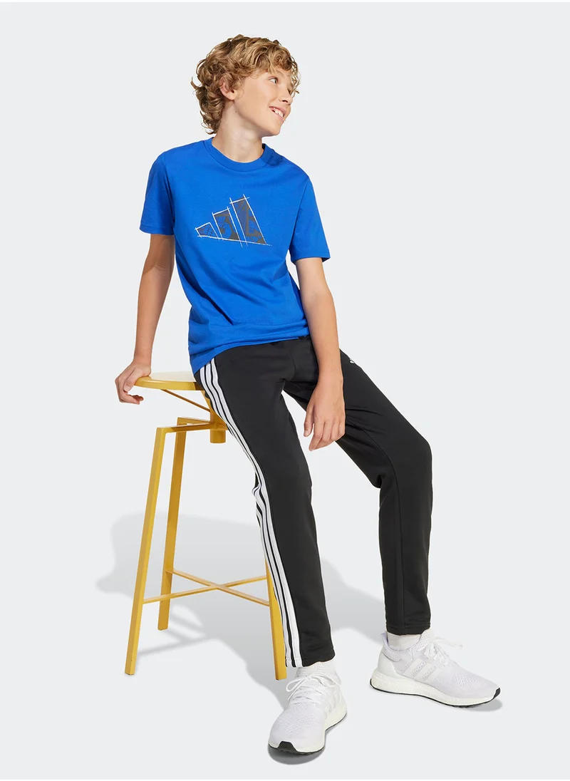 اديداس Youth Codes Photoreal Logo Graphic T-Shirt
