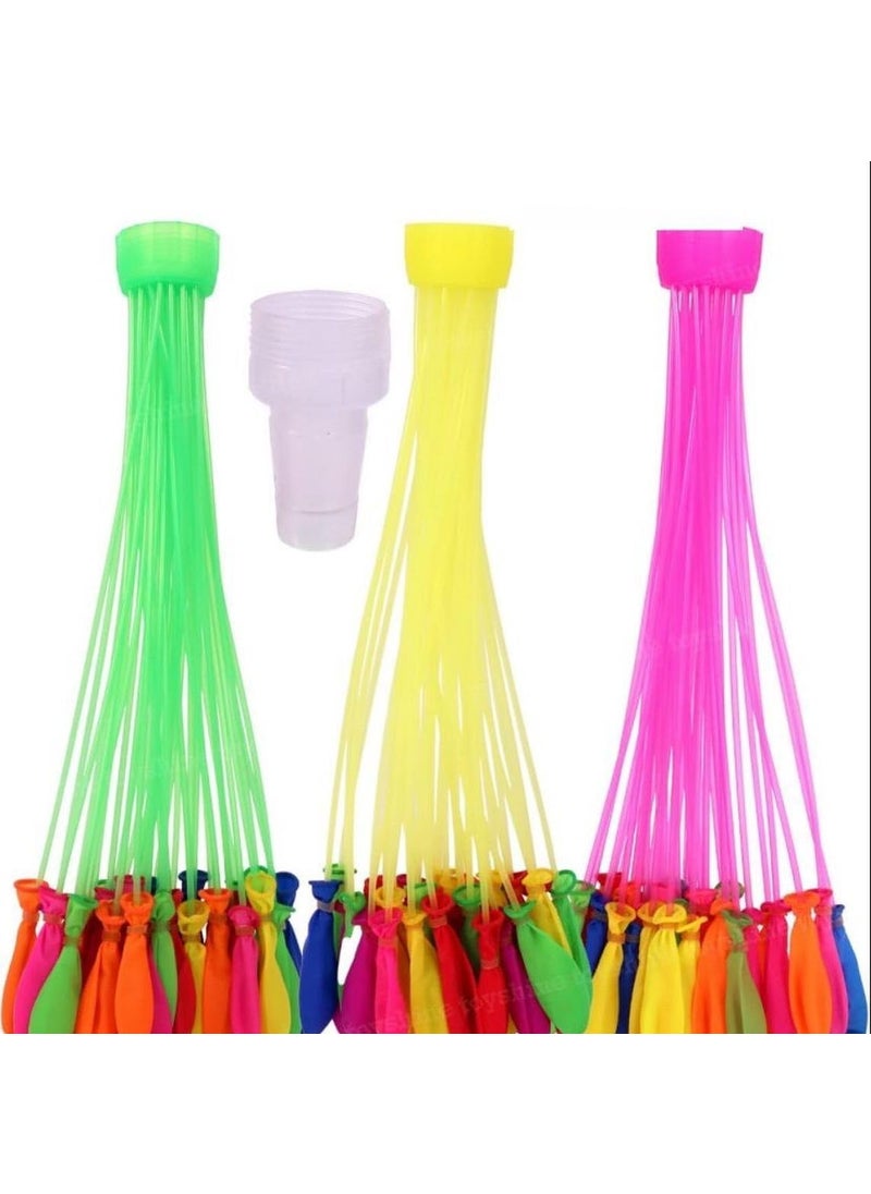 Generic 37 PCS QuickFill Water Balloons SelfSealing Multicolor Fast Easy Outdoor Fun for Kids Holi Multicolor Big  - Image 2