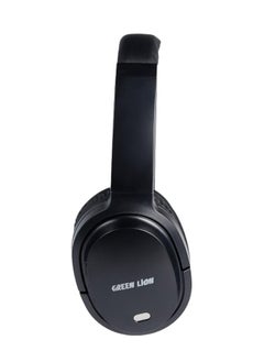 GREEN LION San Siro Wireless Headphone,300mAh Earphone Capacity, 10m Working Distance, 2.5 Hours Charging Time, 30 Hours Play Time, Comfortable, Lightweight, Microphone - Black  - Image 3