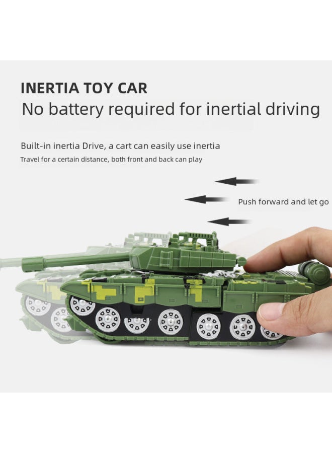 Impact Deformation Toy Car Children's Toy Car One-click Impact Deformation Car Toy Car Boy Toy Wholesale-Color:Tank Deformation Car-Brown (color Box) - Image 4