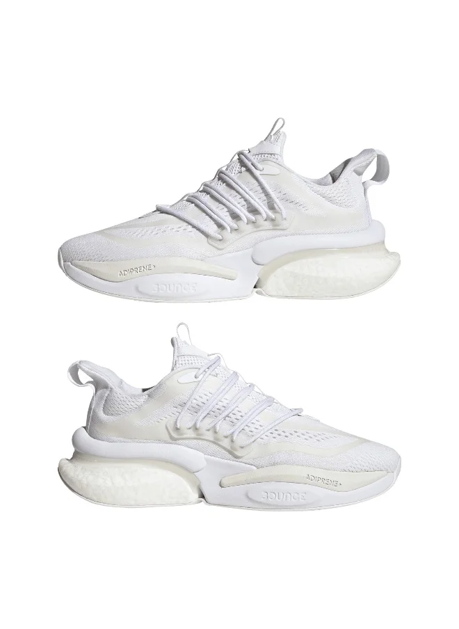 Adidas Adidas Alphaboost V1 White Running Shoes For Men 6.5