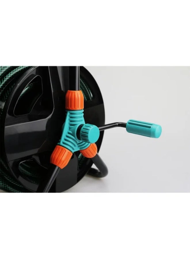Ecogreen Hose Reel for 1/2" & 3/4" Garden Hose – Holds Up to 150ft (45M) | Heavy-Duty Storage Reel – Made in Taiwan - Image 4