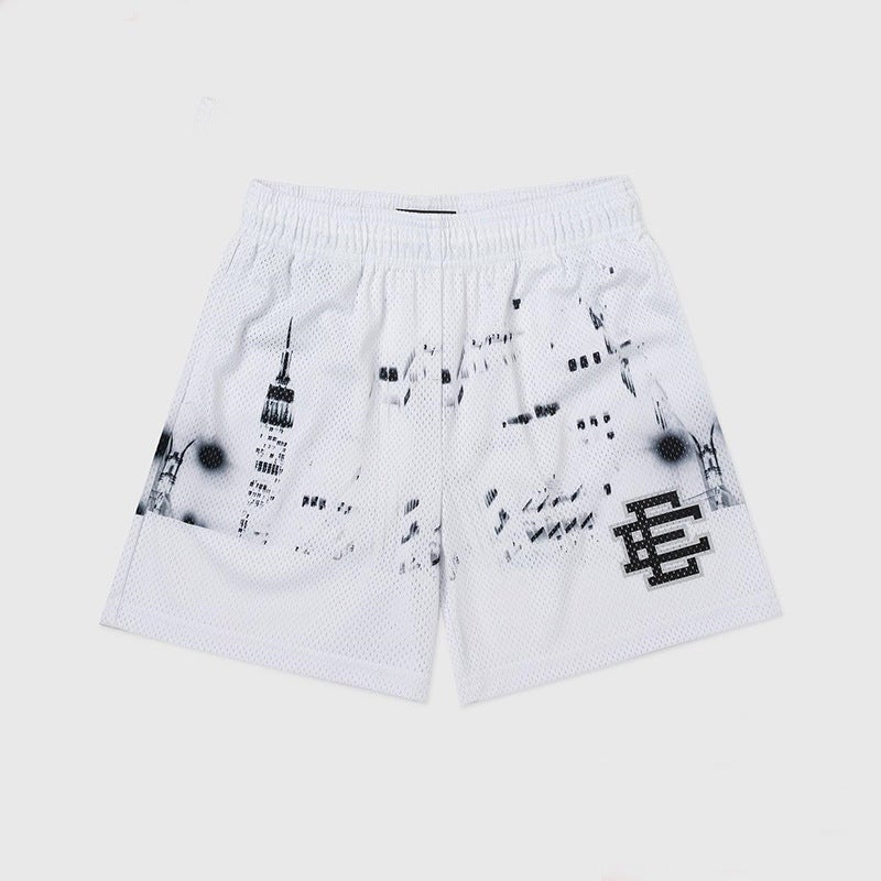 Eric Emanuel Ee Shorts Men'S And Women'S Mesh Quick-Drying Quarter-Length Sports Basketball Pants - Image 1