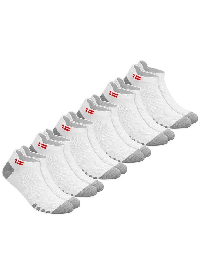 KOPNHAGN - KOPNHAGN Sports Socks for Men Ankle Length Athletic Running Socks, Pack of 6, One Size - Image 1