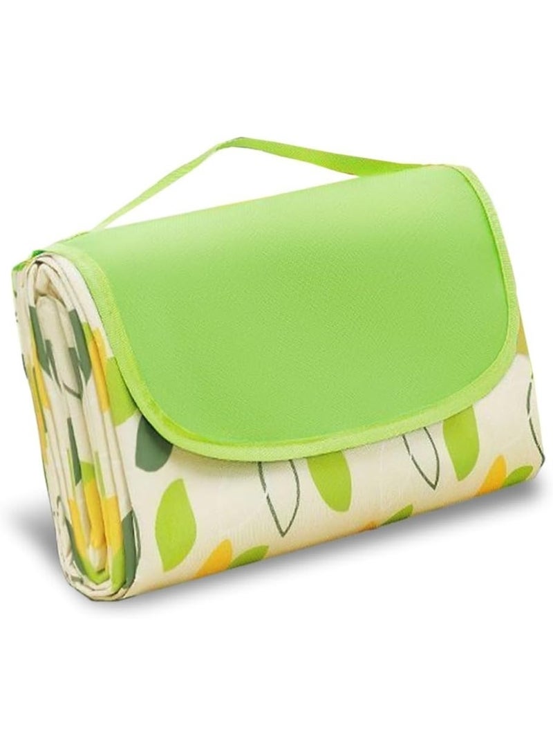 Picnic Mat Picnic Blanket Waterproof Beach Rug150cmx200cm ,200cmx200cm Picnic Mat Washable Lightweight with Handle Checkered for Hiking Travelling Outdoor Camping,Parks - Image 1