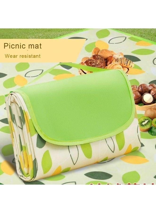 Picnic Mat Picnic Blanket Waterproof Beach Rug150cmx200cm ,200cmx200cm Picnic Mat Washable Lightweight with Handle Checkered for Hiking Travelling Outdoor Camping,Parks - Image 2