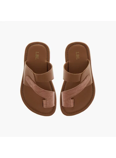 LBL by Shoexpress Boys Strap Detail Slip-On Arabic Sandals