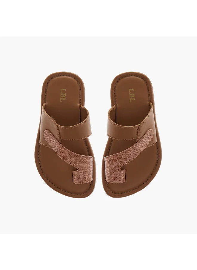 LBL by Shoexpress Boys Strap Detail Slip-On Arabic Sandals