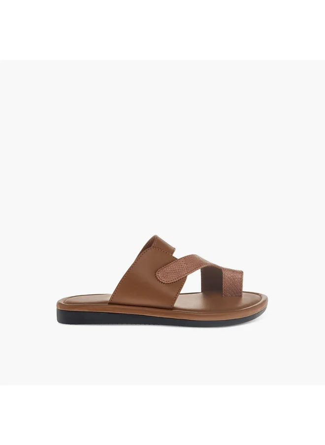 LBL by Shoexpress Boys Strap Detail Slip-On Arabic Sandals