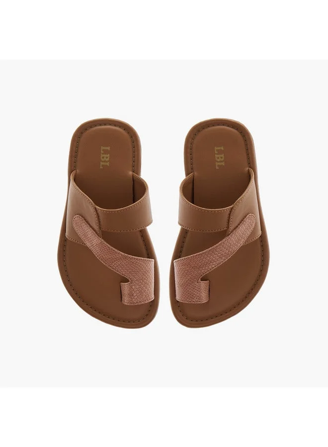 ال بي ال من شو اكسبرس صنادل عربية للأولاد بتفاصيل أشرطة سهلة الارتداء