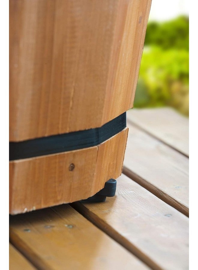 Bosmere Pot Toes, Plant Pot Risers for Indoor and Outdoor, Prevent Stains and Rotting on Wood, Cement, and Tile - Terra Cotta (Pack of 12) - Image 4