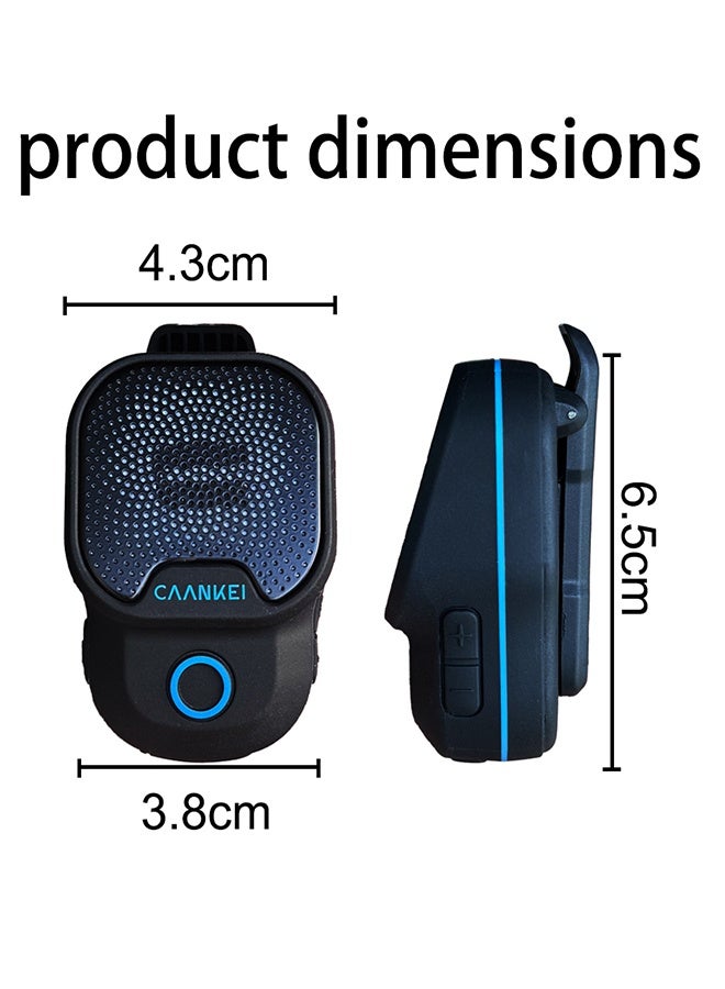Lapel-Clip Bluetooth Speaker,Bluetooth Speakers,Mini Speakers,Wireless Bluetooth Speakers,IPX7 waterproof,Noise-canceling wearables,Suitable for home use,Sports, swimming,Fitness, Live streaming,Cycling, and more - Image 2