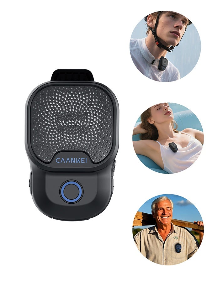 Lapel-Clip Bluetooth Speaker,Bluetooth Speakers,Mini Speakers,Wireless Bluetooth Speakers,IPX7 waterproof,Noise-canceling wearables,Suitable for home use,Sports, swimming,Fitness, Live streaming,Cycling, and more - Image 1
