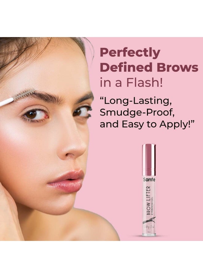 Sanfe brow lifter eyebrow gel creates full, voluminous-looking brows neutral black - Image 3