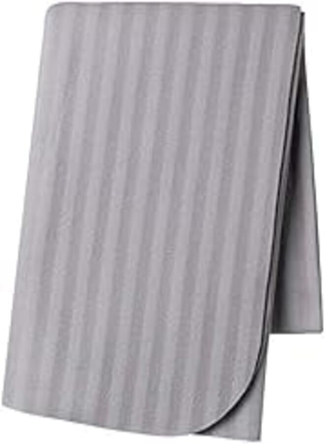 VITMOSSA Small Single Size, Polyester,Stripe Pattern, Gray - Comforters