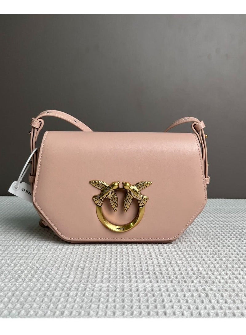 Pinko Solid Color Crossbody Shoulder Bag 22*15*7cm - Image 1