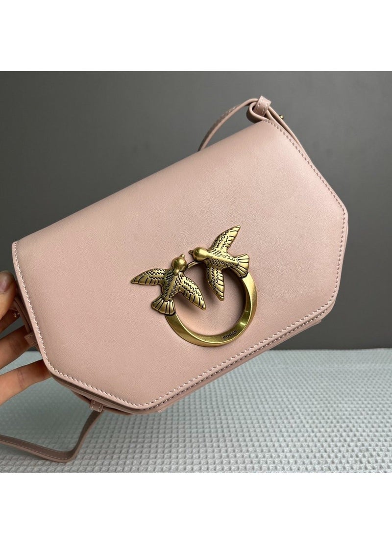 Pinko Solid Color Crossbody Shoulder Bag 22*15*7cm - Image 5