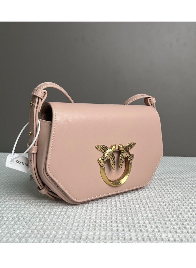 Pinko Solid Color Crossbody Shoulder Bag 22*15*7cm - Image 2