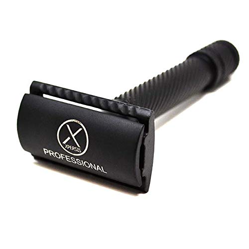 PRO Safety Razor For Men Double Edge Real Hand Crafted German Steel Black
