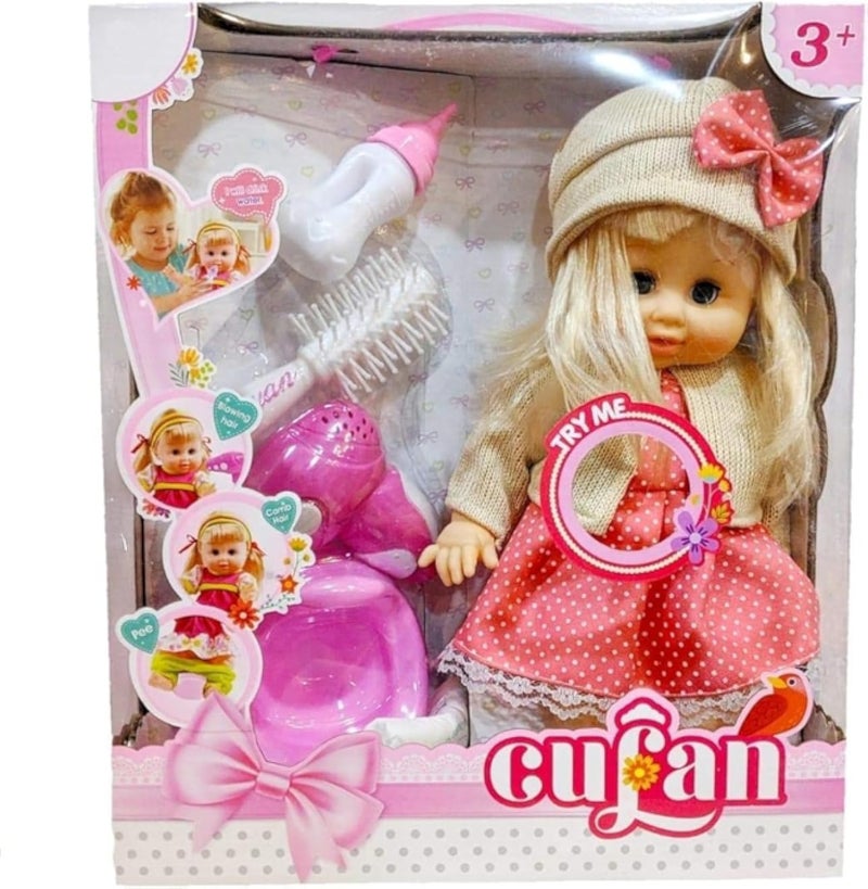 Barbie Cufan Sweet Baby Doll Set for Girls - 7 Pieces