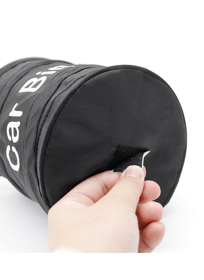 Folding car trash can