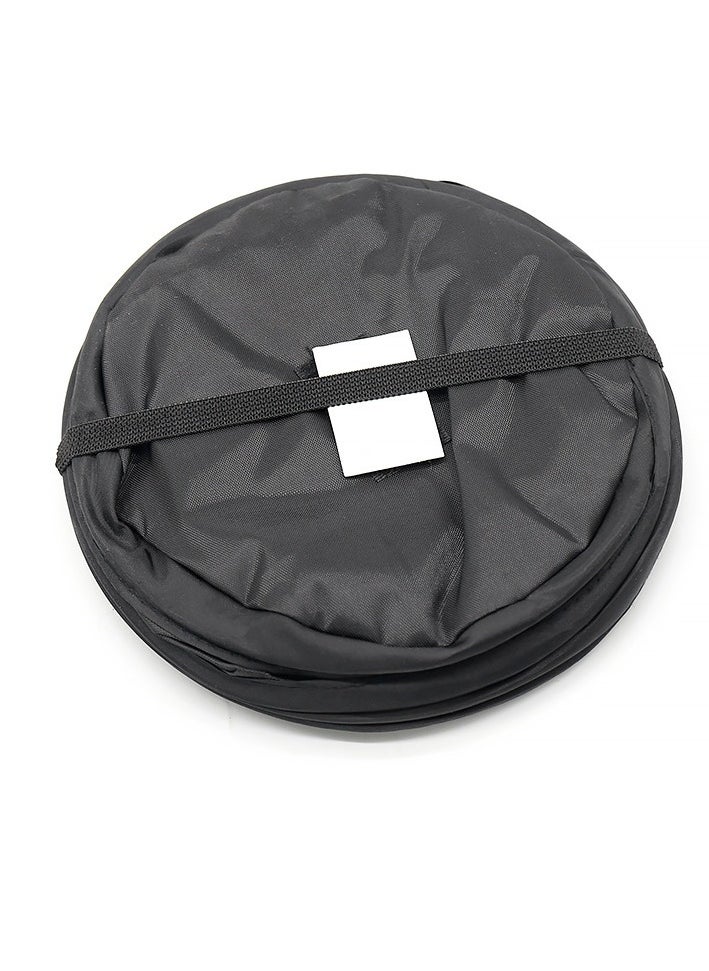 Folding car trash can