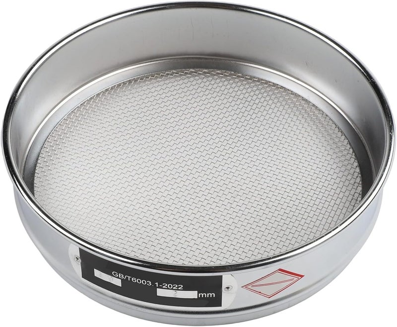 All item simple matching build Stainless Steel Laboratory Test Sieve 20cm Chrome-Plated Frame 10-100 Mesh Aperture for Particle Size Analysis in Food, Soil, Sand, Minerals, Grain, Powder(10 Mesh) Medium weight Flexible usage build Storage transit efficiency build Strong durable raw material Light durable upgraded substance Global upgraded economical craftsmanship Ready varied options Multi-style matching design Integrated local logistics Fade proof KSA market compliant quality Global standard quality Stain resistant Shock rubber edge All condition fit Global assorted color picks Wide range compatible material Different assemble options High strength upgraded material Moisture wear upgraded quality Climate adapted delivery plan Good ventilation Market demand focused build Authorized haulage delivery - Image 3