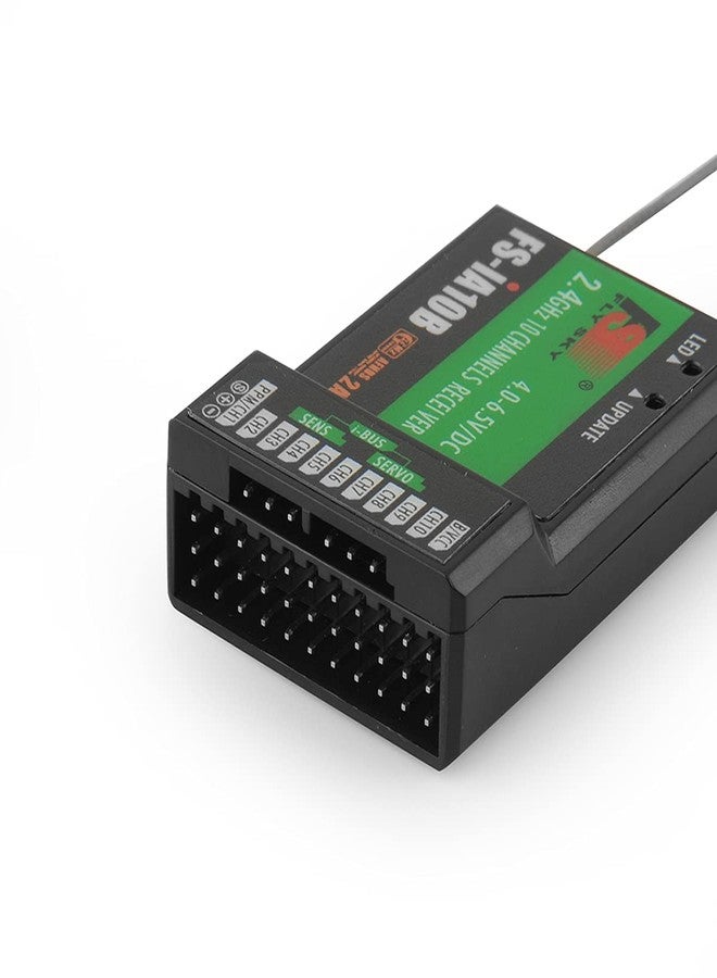 FLYSKY FS-iA10B Receiver 2.4G 10Channel PWM Output with PPM Compatible for FS I6 I10 I6S I6X Transmitter (iA10B) - Image 5