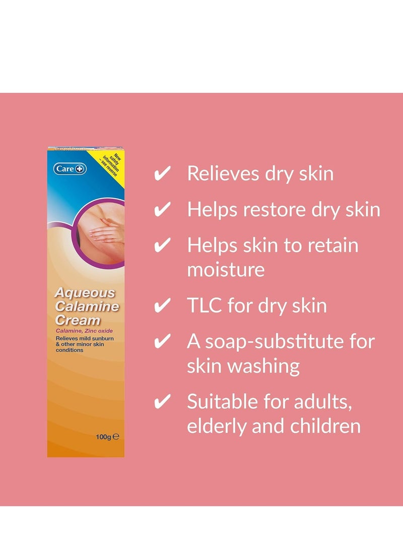 Care Aqueous Calamine Cream, 100 G - Image 2
