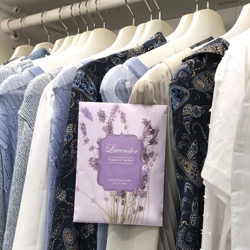 ليفلاي Liffly 8 عبوات كبيرة أكياس معطرة باللافندر مع علاقة للدرج والخزانة هدية عيد الميلاد - Image 5