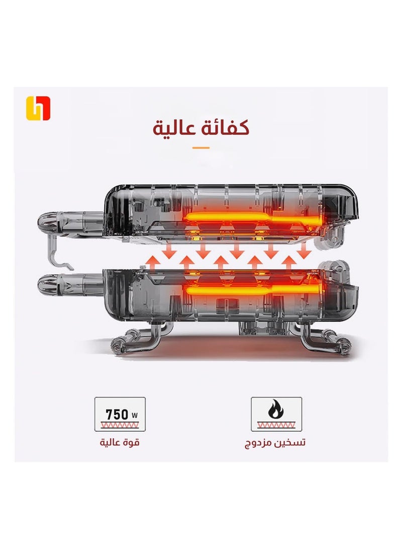 هوم جولد ماكينة صنع الساندويتشات من هوم جولد 750 واط - تسخين مزدوج الجوانب، طلاء غير لاصق، مؤشر LED، تصميم صغير ومحمول، سهلة التنظيف - مثالية للسريعة والمقرمشة، 2023-8  - Image 4