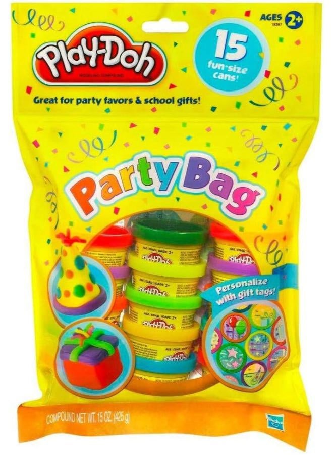 Play-Doh Party Bag Dough, 15 Count (Assorted Colors) - Image 1
