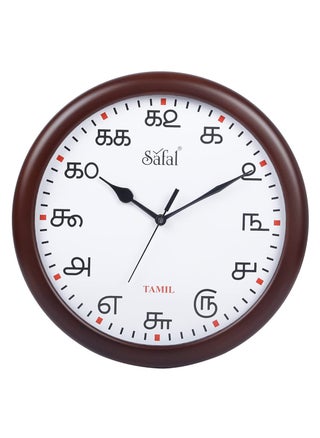 Safal Regional Indian Language Theme Based Wooden Clock (Tamil) - pzsku/Z808D9081DB680F0D48DFZ/45/_/1742299075/28cc5b21-0b1c-4d03-9c18-405550e610e5