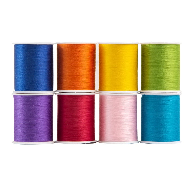Superior Threads Sew Complete Polyester Sewing Quilting Thread 300 Yard Spool 8-Pack (Summer) - Image 1