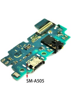 Galaxy A50 USB Charging Port Flex Cable A505W Replacement A505F Type C Charger Dock Board Flex Cable Connector for Samsung A50 A505FM/DS A505W Port Flex Cable Repair Part (SM-A505)  فلاتة شحن بديلة لهاتف سامسونج جلاكسي A50 2019/A505F/DS