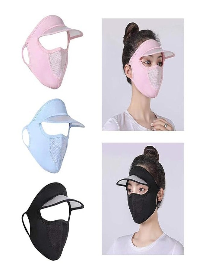 Pelikas Bike Face Mask Windproof Full Eye Protection Screen Relief in summer Outdoor Cycling UV Sun Protection Face Cover Scarf MaskCap Motorcycle FaceMask With Cap For Women Men (Full Mask) - Image 4