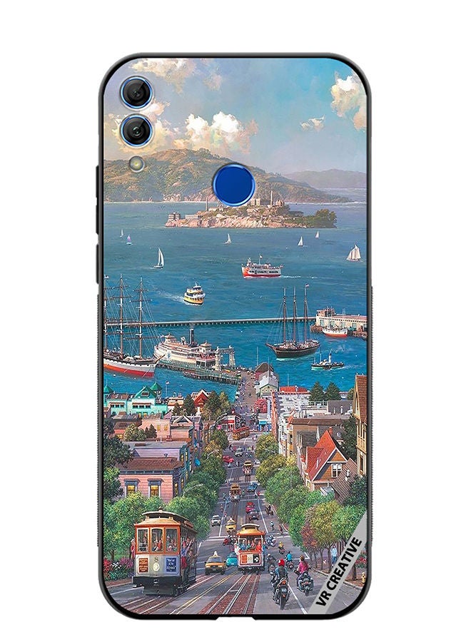 Protective Case Cover For Honor 10 Lite Park West Gallery Design Multicolour