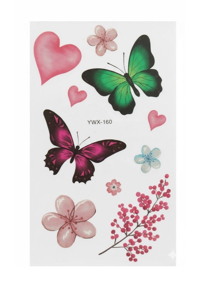 وشم مؤقت بألوان وأشكال جذابة متنوعة - Image 1