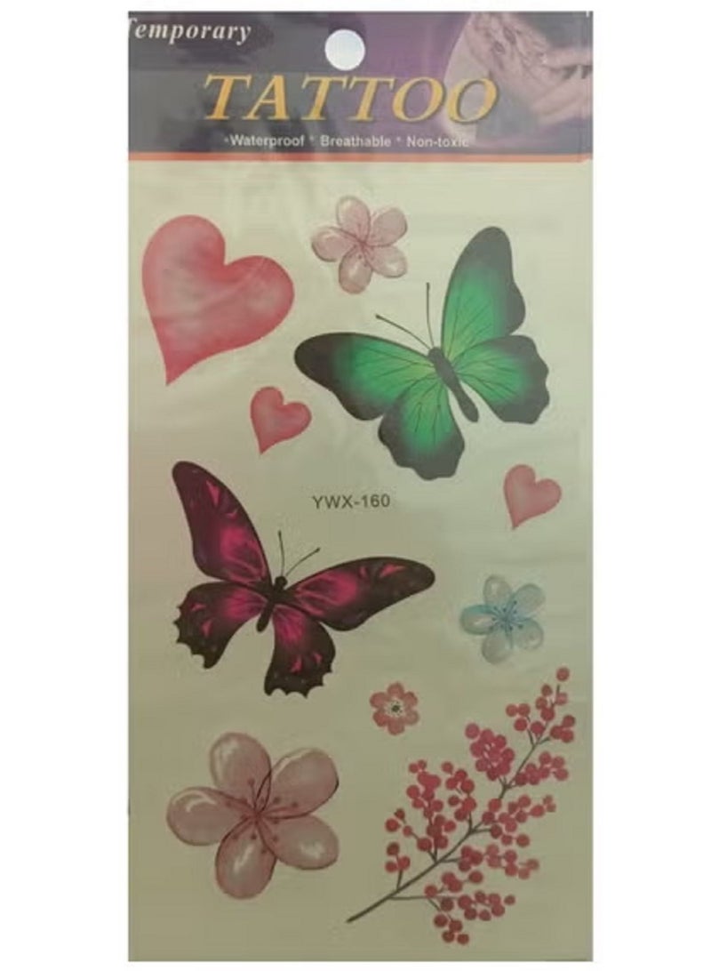 وشم مؤقت بألوان وأشكال جذابة متنوعة - Image 2